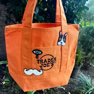 Custom Trader Joe's mini canvas tote